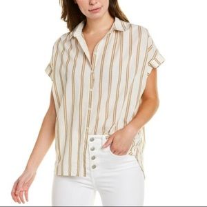 Madewell Linen Blend Central Shirt - Medium NWT